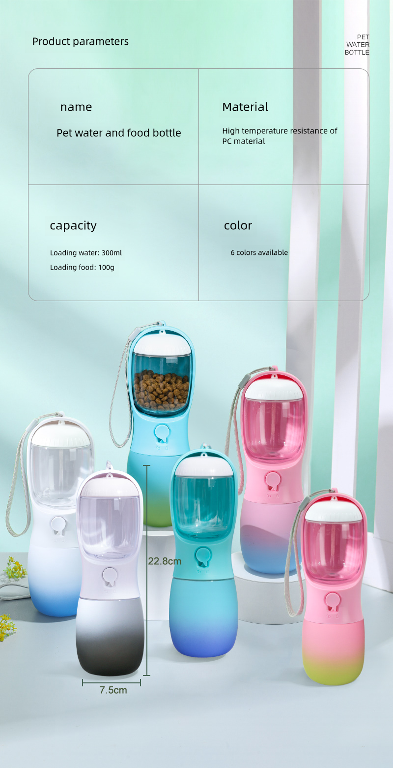 Dopamine Pet Water Bottle