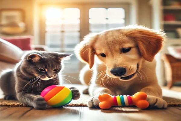 cat and dog toys picture