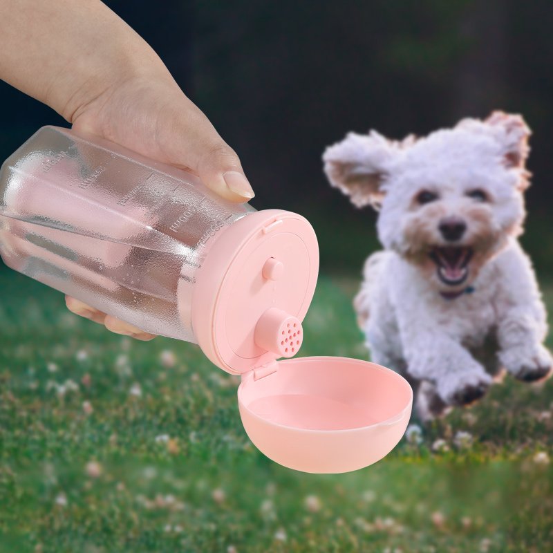 HW-PWB06 2-in-1 Mushroom Pet Water Bottle