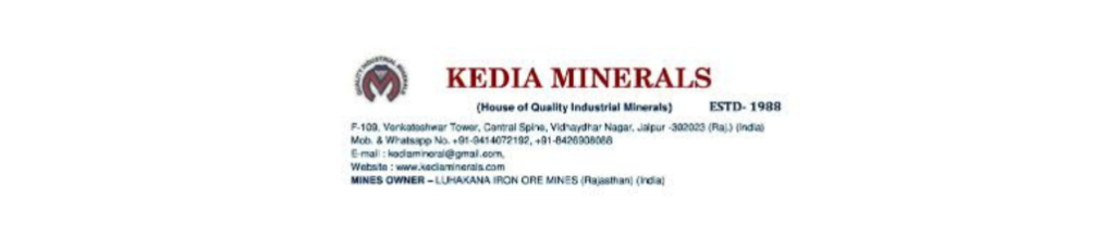 Kedia Minerals logo
